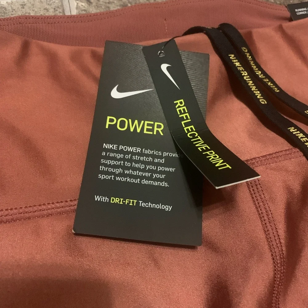 Nike Icon Clash Speed Tight Leggings Pant CU3337-652 Blush Pink - Picture 2 of 7